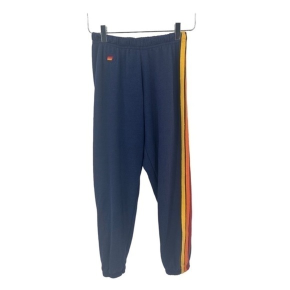 AVIATOR NATION STRIPED PANTS SIZE M B3316 - Picture 4 of 5